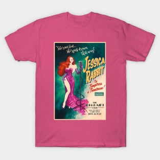 Jessica Rabbit at the Ink & Paint Club T-Shirt